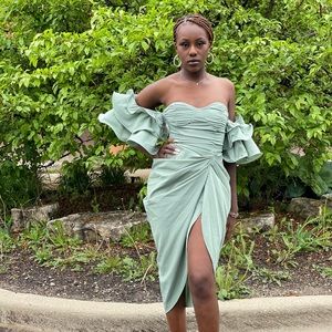 I’m selling this PLT sage green dress I wore once!